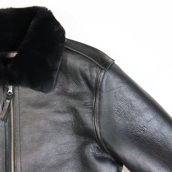 画像7: Y'2 LEATHER ワイツーレザー B-6 COLOMER MOUTON SKIN Type B-6 フライトジャケット ミリタリージャケット  レザー ムートン  本革 コロメール社 コロメールムートン (7)