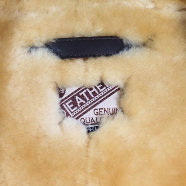 画像26: Y'2 LEATHER ワイツーレザー B-6 COLOMER MOUTON SKIN Type B-6 フライトジャケット ミリタリージャケット  レザー ムートン  本革 コロメール社 コロメールムートン (26)