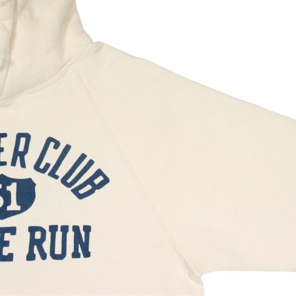 画像15: DELUXEWARE デラックスウエア LPL-05 BOOSTER ミディアムウエイトパーカー カレッジデザイン ブースタークラブ 裏起毛 吊り編み トレーナー フード付き フーディパーカー スウェット パーカー (15)