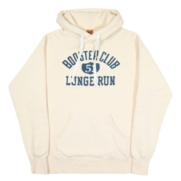 画像14: DELUXEWARE デラックスウエア LPL-05 BOOSTER ミディアムウエイトパーカー カレッジデザイン ブースタークラブ 裏起毛 吊り編み トレーナー フード付き フーディパーカー スウェット パーカー (14)