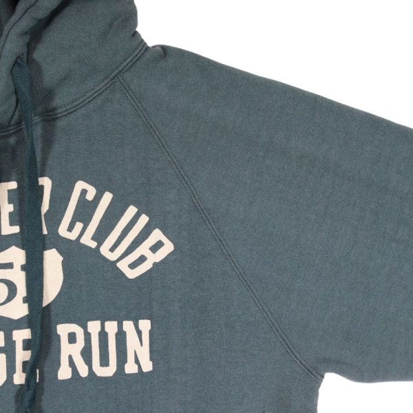 画像4: DELUXEWARE デラックスウエア LPL-05 BOOSTER ミディアムウエイトパーカー カレッジデザイン ブースタークラブ 裏起毛 吊り編み トレーナー フード付き フーディパーカー スウェット パーカー (4)