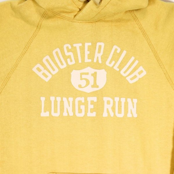 画像11: DELUXEWARE デラックスウエア LPL-05 BOOSTER ミディアムウエイトパーカー カレッジデザイン ブースタークラブ 裏起毛 吊り編み トレーナー フード付き フーディパーカー スウェット パーカー (11)