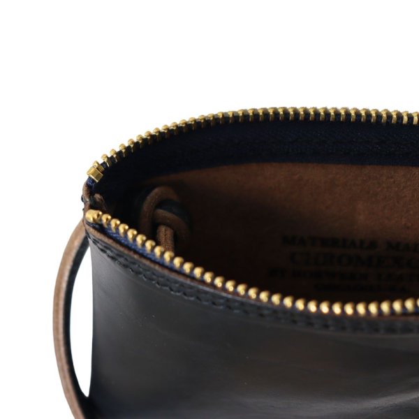 画像7: ART BROWN アートブラウン VGC00067AB ポーチウォレット POUCH WALLET ホーウィン クロムエクセル HORWEEN Chromexcel セパレート式 コインケース 付属 ショルダー バッグ ポーチ ウォレット 本革 日本製 (7)