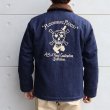 画像3: JELADO×COLIMBO CT83418B Observer Jacket Custom Indigo ジェラード　コリンボ コラボレーション ダブルネーム オブザーバー ジャケット カスタム インディゴ " Robbers Roost " (ロバースルースト) アラスカ CBs シービーズ Seabees ドクロ プリント ミリタリージャケット  (3)