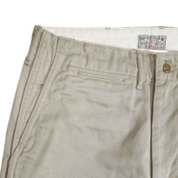 画像7: BUZZ RICKSON’S バズリクソンズ BR40025 ORIGINAL SPEC. CHINOS (ONE WASH) オリジナルチノ ミリタリーチノ チノパン トラウザー ジョッパーズスタイル ワンウォッシュ (ONE WASH) (7)