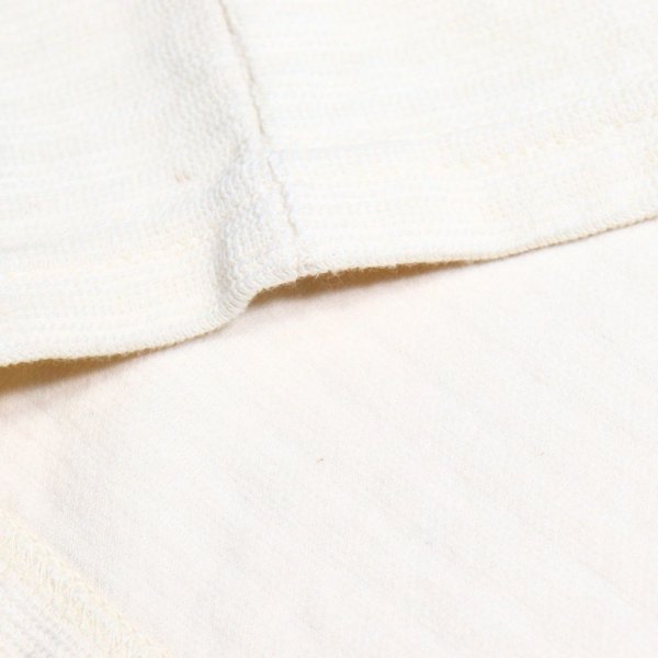 画像16: DALEE'S&CO ダリーズ Rail Nit.C...RAIL ROAD KNIT 七分袖 レイルロードニット Tシャツ 特殊ピケニット 1920年代 ワークニット ハニカム 伸縮性 ヘンリーネック ニット 薄手 7分袖Tシャツ Tシャツ トップス 日本製 (16)