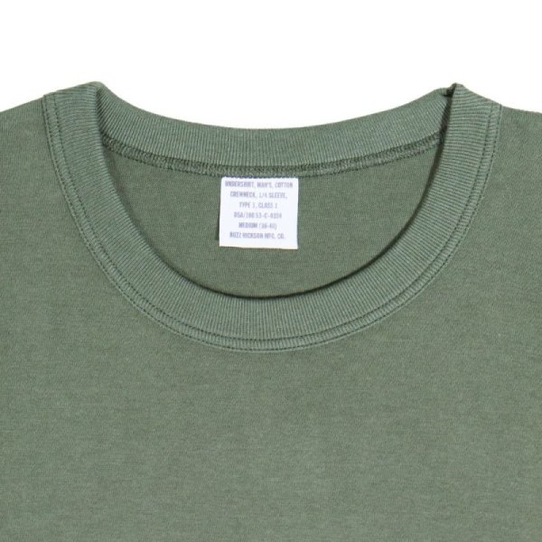 画像12: BUZZ RICKSON'S バズリクソンズ BR78960 PACKAGE T-SHIRT GOVERNMENT ISSUE パッケージTシャツ ミリタリー コットン インナーTシャツ 半袖 第二次大戦 米軍 アンダーシャツ バインダーネック 日本製 (12)