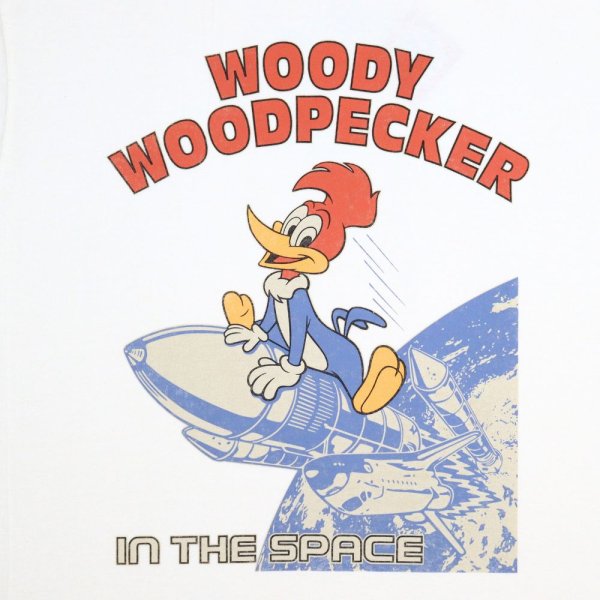 画像18: TOYS McCOY トイズマッコイ TMC2408 WOODY WOODPECKER TEE " WOODY WOODPECKER IN THE SPACE ウッディ ウッドペッカー スペースシャトル ディスカバリー号 プリント Tシャツ sts-70 リンガー 綿100％ アメカジ 半袖 Tシャツ (18)