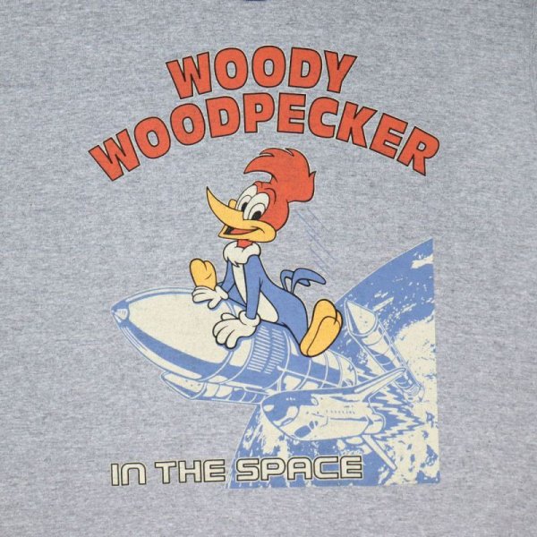 画像7: TOYS McCOY トイズマッコイ TMC2408 WOODY WOODPECKER TEE " WOODY WOODPECKER IN THE SPACE ウッディ ウッドペッカー スペースシャトル ディスカバリー号 プリント Tシャツ sts-70 リンガー 綿100％ アメカジ 半袖 Tシャツ (7)