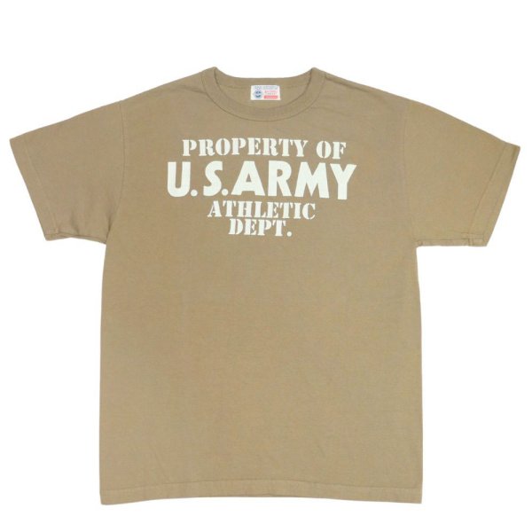 画像11: BUZZ RICKSON'S バズリクソンズ BR79348 S/S T-SHIRT PROPERTY OF U.S. ARMY ATHLETIC DEPT 米陸車財産 プリント アンダーウェア No.436 コヨーテブラウン 半袖Tシャツ Tシャツ ミリタリーTシャツ プリントTシャツ (11)