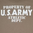 画像14: BUZZ RICKSON'S バズリクソンズ BR79348 S/S T-SHIRT PROPERTY OF U.S. ARMY ATHLETIC DEPT 米陸車財産 プリント アンダーウェア No.436 コヨーテブラウン 半袖Tシャツ Tシャツ ミリタリーTシャツ プリントTシャツ (14)