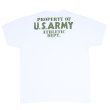 画像9: BUZZ RICKSON'S バズリクソンズ BR79348 S/S T-SHIRT PROPERTY OF U.S. ARMY ATHLETIC DEPT 米陸車財産 プリント アンダーウェア No.436 コヨーテブラウン 半袖Tシャツ Tシャツ ミリタリーTシャツ プリントTシャツ (9)