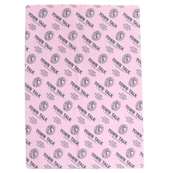 画像4: TOWN TALK Silver Polishing Cloth  タウントーク シルバーポリッシュ クロス kkk211 30×45cm シルバー磨き ジュエリー にも！ 簡単ケア  (4)