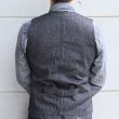 画像3: CUSHMAN クッシュマン ２１８９３　ＢＬＡＣＫ　ＣＨＡＭＢＲＡＹ　ＷＯＲＫ　ＶＥＳＴ ブラックシャンブレーワークベスト アーリースタイル クラシカル ワークスタイル 30's MIX BLACK シャンブレー コットン100％　日本製 madeinjapan (3)