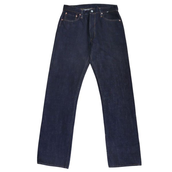 画像3: SUGAR CANE シュガーケーン 1955Zモデル  SC42955 14oz. DENIM 1955Z MODEL (ZIPPER FLY) ジッパーフライ 1947モデルシルエット レギュラーストレート ライトオンスデニム  ウエストオーバーオールズ ジッパーフライモデル ジーンズ ジーパン 5ポケット 日本製 国産ジーンズ (3)