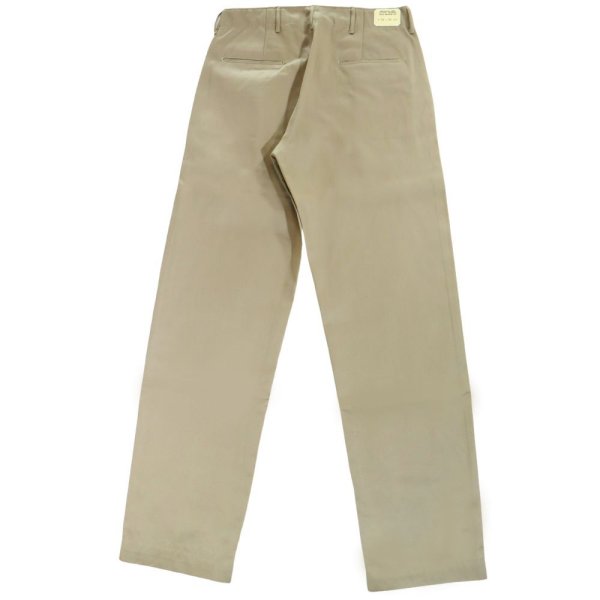 画像10: BUZZ RICKSON'S バズリクソンズ M43036 EARLY MILITARY CHINOS 1942 MODEL (ONE WASH) エアリー ミリタリーチノ 42チノ 42カーキ チノパン ミリタリーパンツ ワークパンツ  ミリタリーチノ 太めシルエット ノンウォシュ 日本製 madeinjapan (10)