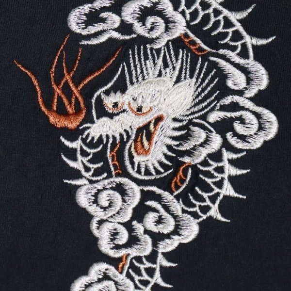 画像18: TAILOR TOYO テーラー東洋 TT79388 SUKA T-SHIRT EMBROIDERED FLOATING DRAGON スカT 刺繍T Tシャツ スカジャン フローティングドラゴン 浮遊龍 半袖Tシャツ madeinjapan (18)