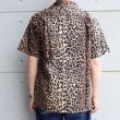 画像3: WEARMASTERS by Attractions ウエアマスターズ バイ アトラクションズ Lot.824 Leopard Cotton S/S Shirt レオパードコットンシャツ ミッドセンチュリー アニマルテキスタイル コットンS/Sシャツ オープンカラー ルーズフィット・ボックスシェイプ ゆったり 半袖シャツ (3)