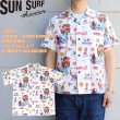 画像1: SUN SURF SS3933 COTTON HOPSACK OPEN SHIRT “ハワイへ行こう！” by 柳原良平 with MOOKIE  ムーキーサトウ オープンシャツ コットンホップサック  アンクルトリス オールオーバー・パターン プリント 日本製 madeinjapan (1)