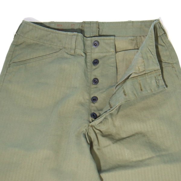 画像5: BUZZ RICKSON'S バズリクソンズ BR42290 U.S. NAVY N-3 TROUSERS N-3ユーティリティパンツ 「USN」 海軍  ミリタリー ミリパン ミリタリーパンツ ワークパンツ トラウザーズ ヘリンボン 日本製 madeinjapan (5)