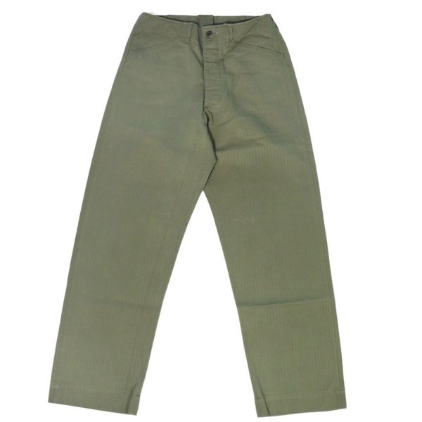 画像3: BUZZ RICKSON'S バズリクソンズ BR42290 U.S. NAVY N-3 TROUSERS N-3ユーティリティパンツ 「USN」 海軍  ミリタリー ミリパン ミリタリーパンツ ワークパンツ トラウザーズ ヘリンボン 日本製 madeinjapan (3)