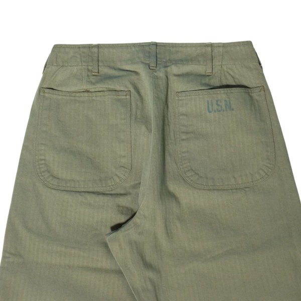 画像12: BUZZ RICKSON'S バズリクソンズ BR42290 U.S. NAVY N-3 TROUSERS N-3ユーティリティパンツ 「USN」 海軍  ミリタリー ミリパン ミリタリーパンツ ワークパンツ トラウザーズ ヘリンボン 日本製 madeinjapan (12)