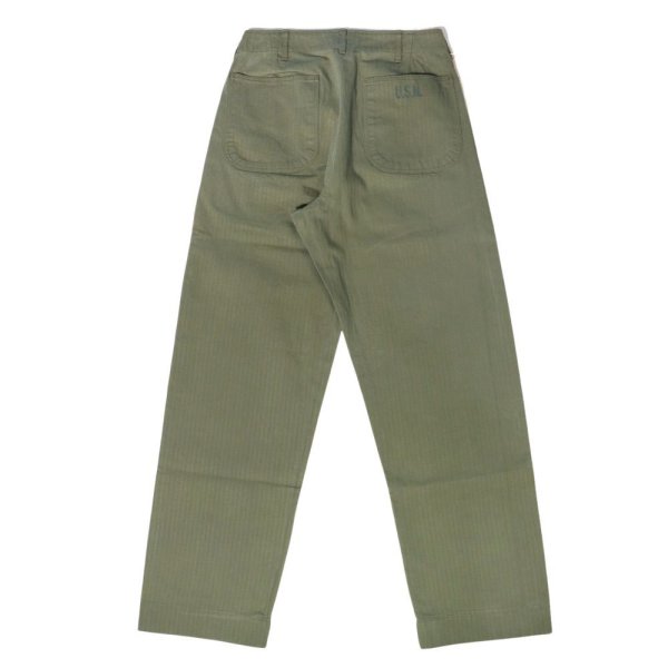 画像11: BUZZ RICKSON'S バズリクソンズ BR42290 U.S. NAVY N-3 TROUSERS N-3ユーティリティパンツ 「USN」 海軍  ミリタリー ミリパン ミリタリーパンツ ワークパンツ トラウザーズ ヘリンボン 日本製 madeinjapan (11)