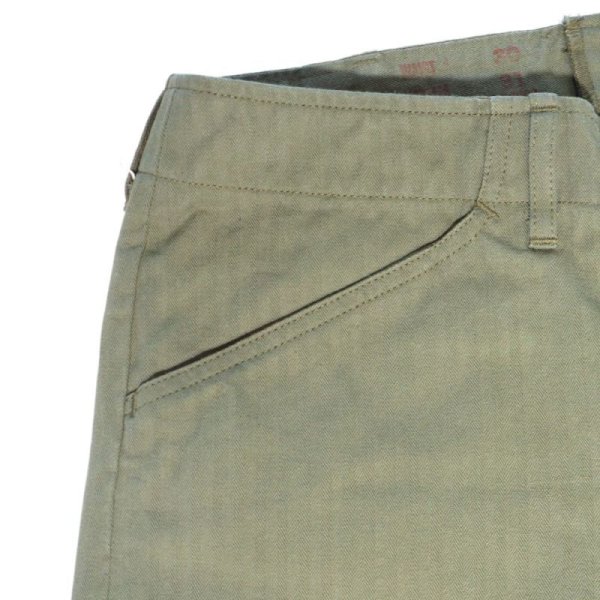 画像7: BUZZ RICKSON'S バズリクソンズ BR42290 U.S. NAVY N-3 TROUSERS N-3ユーティリティパンツ 「USN」 海軍  ミリタリー ミリパン ミリタリーパンツ ワークパンツ トラウザーズ ヘリンボン 日本製 madeinjapan (7)
