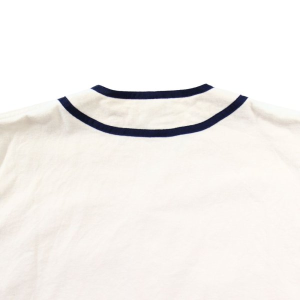 画像13: BUZZ RICKSON'S バズリクソンズ BR39269 BASEBALL SHIRT GREATLAKES 105 OFF WHITE 海軍 野球チーム ベースボールシャツ グレイトレイクス ヴィンテージ復刻 オフホワイト 綿100% 日本製 madeinjapan ミリタリー 半袖 (13)