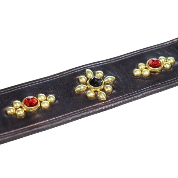 画像13: CUSHMAN クッシュマン 29180 40mm SINGLE PIN STUDS BELT 職人手打ち スタッズベルト ラインストーン 本革 カウハイド 牛革 レザーアイテム 人気定番 グッズ アメカジ ベルト HAP STORE V8 バックル (13)