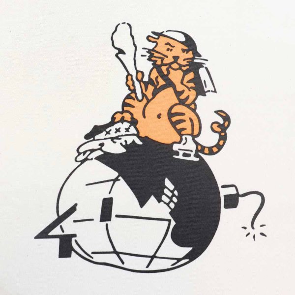 画像7: DAPPER'S ダッパーズ 1701 1.3mm Binder C Neck Tee Standard Sewing Model ダッパーズ バインダー Cネック Tシャツ スタンダード ソーイングモデル プリントTシャツ ミリタリーT アメカジTシャツ カレッジデザイン ヒトラー 半袖Tシャツ (7)