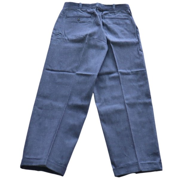 画像10: Wearmasters ウエアマスターズ Lot.344 Heritage Denim Trousers ヘリテージ デニム トラウザース ワークパンツ スラックス work pants denim slacks レギュラーフィット regular fit ムラ糸インディゴデニム ブラックデニム Uneven yarn indigo denim コットン cotton 日本製 madeinjapan (10)