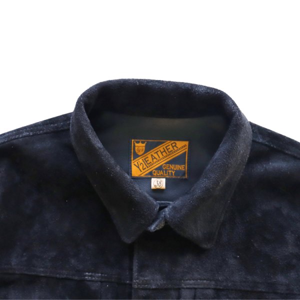 画像6: Y'2 LEATHER ワイツーレザー HORSE SUEDE WWII Type JACKET ホーススエード 大戦モデルGジャン HSB-140 suede ラフアウトレザー rough out leather レザージャケット leather jacket 天然 馬革 本革 日本製 madeinjapan (6)