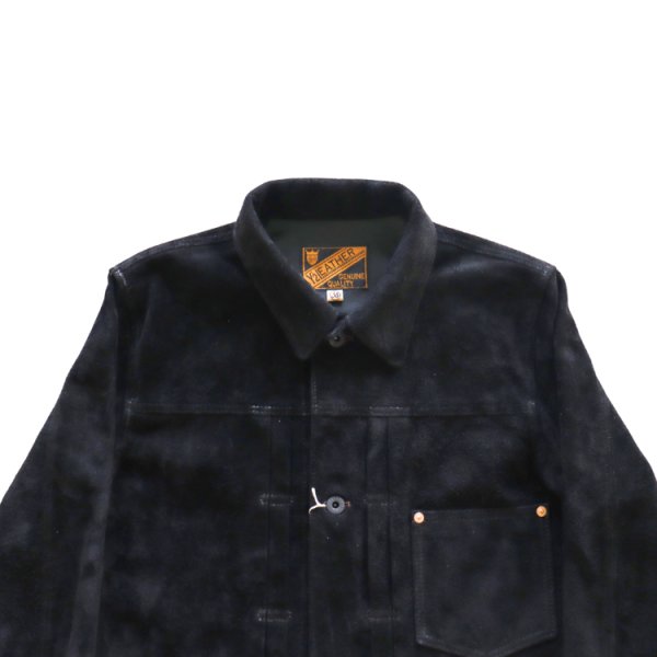 画像5: Y'2 LEATHER ワイツーレザー HORSE SUEDE WWII Type JACKET ホーススエード 大戦モデルGジャン HSB-140 suede ラフアウトレザー rough out leather レザージャケット leather jacket 天然 馬革 本革 日本製 madeinjapan (5)