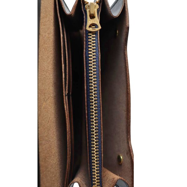 画像9: ART BROWN アートブラウン Long Wallet Horween Chromexcel ロングウォレット シカゴ ホーウィン社 クロムエクセル  オイルドレザー VGW00143AB 長財布 leather Wステッチ 革製品 日本製 (9)
