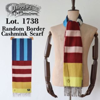新入荷 DAPPER'S ダッパーズ Herringbone Cashmink Scarf 1738H 小物