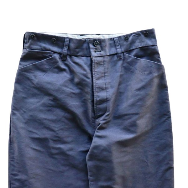 画像4: ORGUEIL オルゲイユ Moleskin Trousers モールスキン トラウザーズ OR-1113 work pants ワークパンツ スマイリーポケット smiley pocket フランス 炭鉱夫 ブラックモールスキン クラシカル コットン100% 日本製 (4)