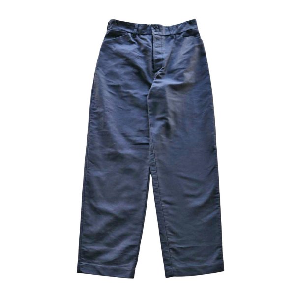 画像3: ORGUEIL オルゲイユ Moleskin Trousers モールスキン トラウザーズ OR-1113 work pants ワークパンツ スマイリーポケット smiley pocket フランス 炭鉱夫 ブラックモールスキン クラシカル コットン100% 日本製 (3)