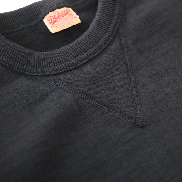 画像4: DELUXEWARE デラックスウエア BRGS-24A DELUXEWARE スウェット 絶妙なバランスで創るロゴデザイン 吊裏毛ヘビーウエイト シルクスクリーンプリント 裏起毛 コットン100% オルダクト 日本製 (4)