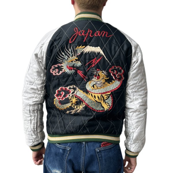 画像6: TAILOR TOYO テーラー東洋  TT15666-119 Mid 1950s Style Velveteen Souvenir Jacket “SPIDERWEB, SNAKE & SKULL” × “DRAGON & TIGER” (6)