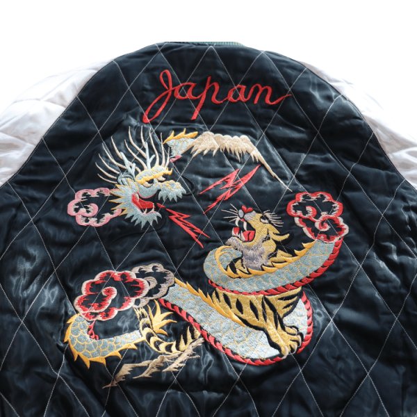 画像21: TAILOR TOYO テーラー東洋  TT15666-119 Mid 1950s Style Velveteen Souvenir Jacket “SPIDERWEB, SNAKE & SKULL” × “DRAGON & TIGER” (21)