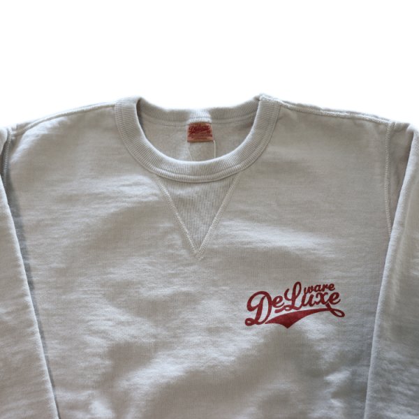 画像13: DELUXEWARE デラックスウエア BRGS-24A DELUXEWARE スウェット 絶妙なバランスで創るロゴデザイン 吊裏毛ヘビーウエイト シルクスクリーンプリント 裏起毛 コットン100% オルダクト 日本製 (13)