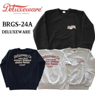 Deluxe Ware 前VスウェットシャツM DELUXEWARE デラックスウエア スウェット サイズ:M 前V 無地