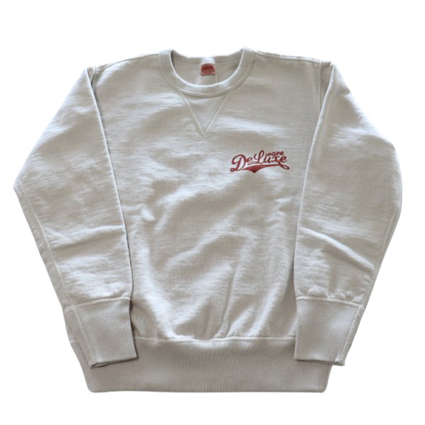 画像12: DELUXEWARE デラックスウエア BRGS-24A DELUXEWARE スウェット 絶妙なバランスで創るロゴデザイン 吊裏毛ヘビーウエイト シルクスクリーンプリント 裏起毛 コットン100% オルダクト 日本製 (12)