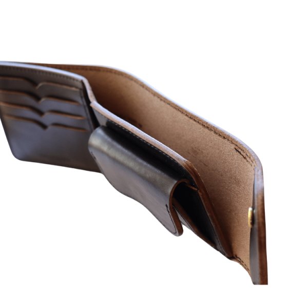 画像11: ART BROWN アートブラウン 二つ折り財布  VGW00141AB 財布 leather クロムエクセル ヴィンテージな雰囲気 日本製 Made in JAPAN (11)