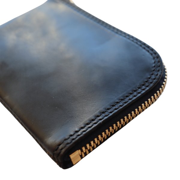 画像4: ART BROWN アートブラウン ジッパーウォレットS  クロムエクセルレザー VGW00106AB 財布 leather L字ファスナー ホーウィン社クロムエクセル　日本製 Made in JAPAN (4)