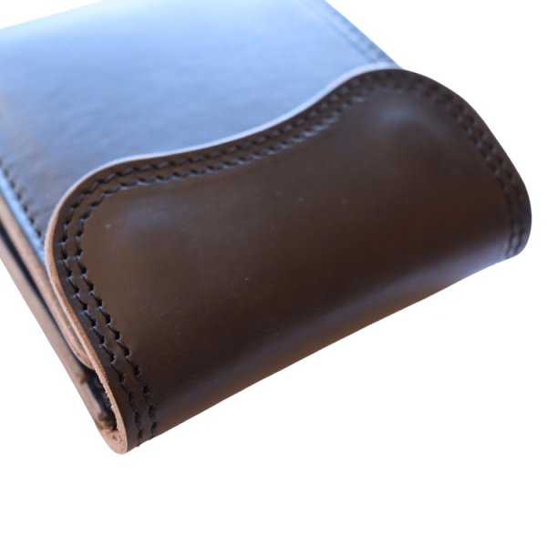 画像5: ART BROWN アートブラウン 二つ折り財布  VGW00141AB 財布 leather クロムエクセル ヴィンテージな雰囲気 日本製 Made in JAPAN (5)