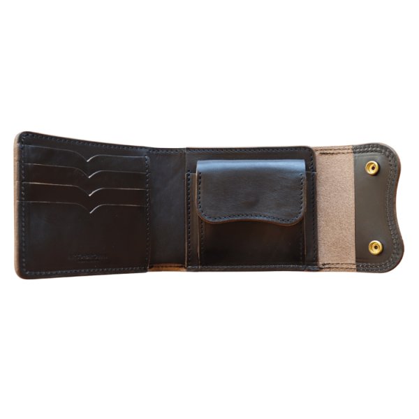 画像6: ART BROWN アートブラウン 二つ折り財布  VGW00141AB 財布 leather クロムエクセル ヴィンテージな雰囲気 日本製 Made in JAPAN (6)