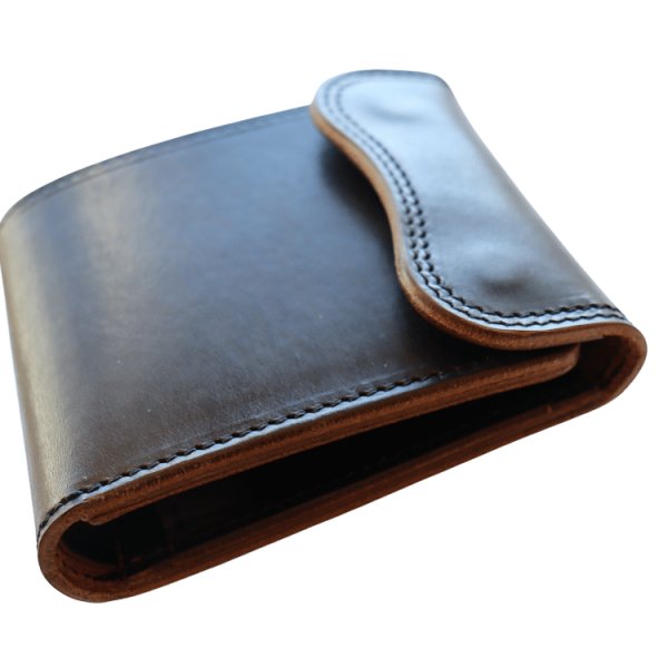 画像4: ART BROWN アートブラウン 二つ折り財布  VGW00141AB 財布 leather クロムエクセル ヴィンテージな雰囲気 日本製 Made in JAPAN (4)