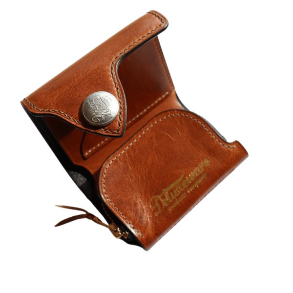 画像5: DELUXEWARE デラックスウエア DLW-005 THREEFOLD WALLET 3つ折りウォレット お財布 コンパクト  HORSEHIDE ホースハイド deluxeware デラックスウエア (5)